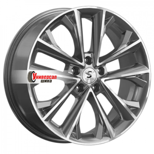 7*18 5*114,3 ET37 66,6 Premium Series КР012 Diamond Gloss Graphite - 1