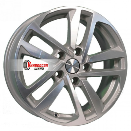 6,5*16 5*108 ET50 63,35 Khomen Wheels KHW1612 F-Silver-FP - 1