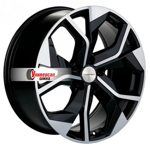 8,5*20 5*114,3 ET35 60,1 Khomen Wheels KHW2006 Black-FP - 1