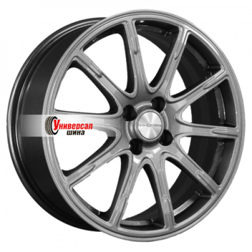 6,5*17 4*100 ET43 60,1 Khomen Wheels KHW1707 G-Silver - 1