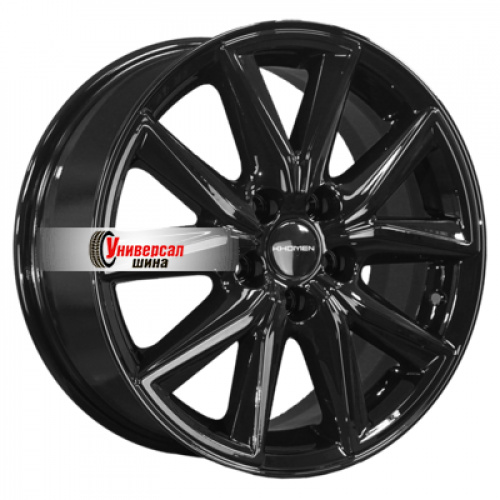 7*17 5*110 ET46 63,3 Khomen Wheels KHW1706 Black (Changan CS35/CS35 Pro) - 1