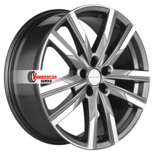 7,5*19 5*120 ET41 59,5 Khomen Wheels KHW1905 Gray-FP - 1