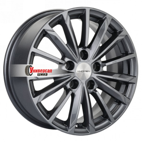 6,5*16 5*108 ET43 65,1 Khomen Wheels KHW1611 Gray - 1
