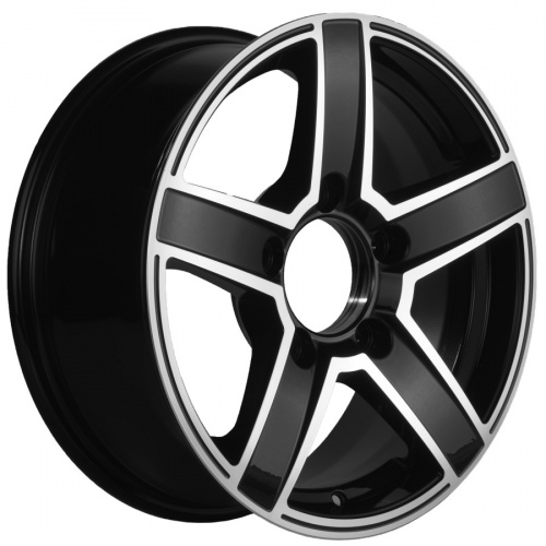 6,5*16 5*139,7 ET40 98,5 Khomen Wheels KHW1614 Black-FP - 1