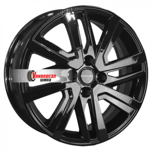 6*16 4*100 ET41 60,1 Khomen Wheels KHW1609 Black - 1