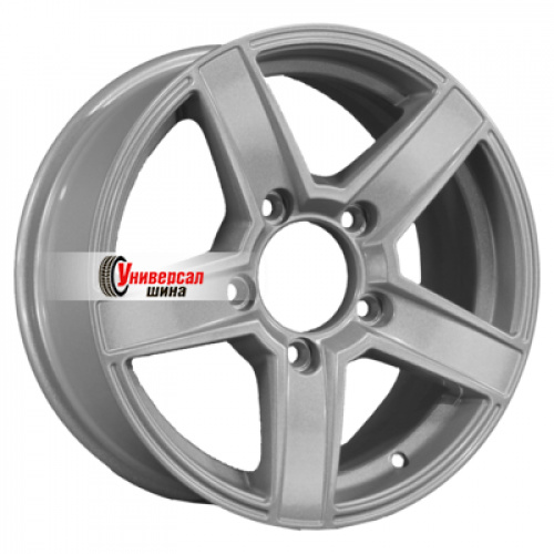 6,5*16 5*139,7 ET35 98,5 Khomen Wheels KHW1614 F-Silver - 1