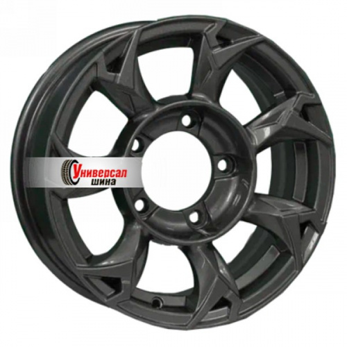 5,5*15 5*139,7 ET5 98,5 Khomen Wheels KHW1505 Gray (Lada NIVA 4x4) - 1