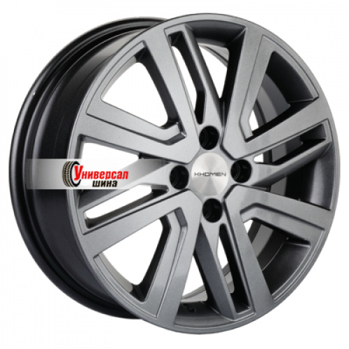 6*16 4*100 ET50 60,1 Khomen Wheels KHW1609 G-Silver - 1
