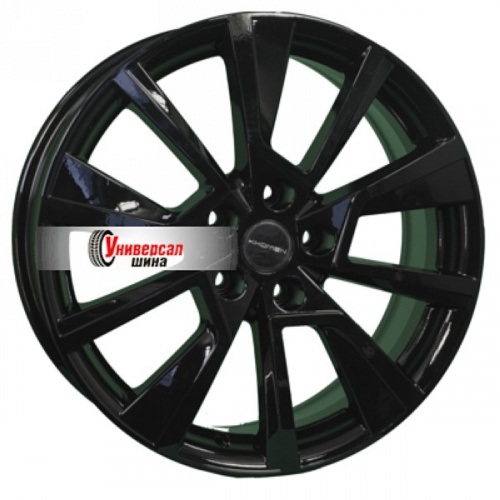 7*18 5*108 ET33 60,1 Khomen Wheels KHW1802 Black (OMODA C5) - 1