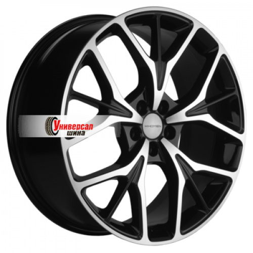 8*20 5*114,3 ET45 60,1 Khomen Wheels KHW2012 Black-FP - 1