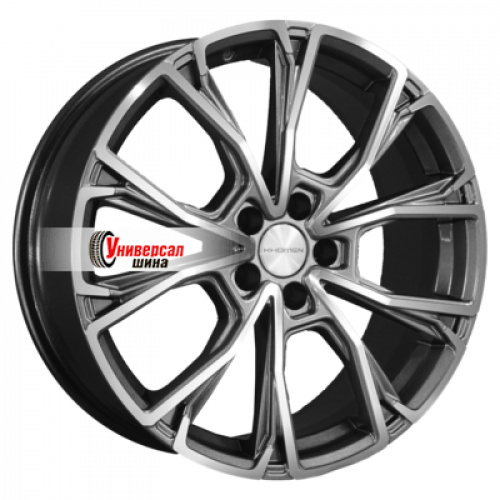 7,5*19 5*108 ET46 63,4 Khomen Wheels KHW1907 Gray-FP - 1