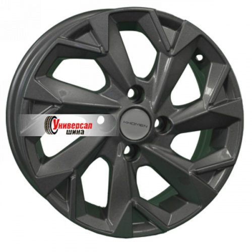 5,5*14 4*98 ET35 58,5 Khomen Wheels KHW1402 Gray - 1