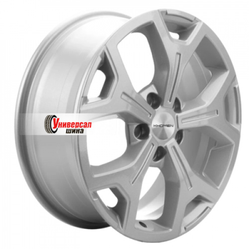 6,5*17 5*120 ET55 65,1 Khomen Wheels KHW1710(2) F-Silver (VW Transporter) - 1