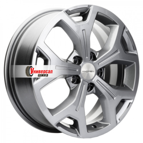 6,5*17 5*120 ET55 65,1 Khomen Wheels KHW1710(2) Gray (VW Transporter) - 1