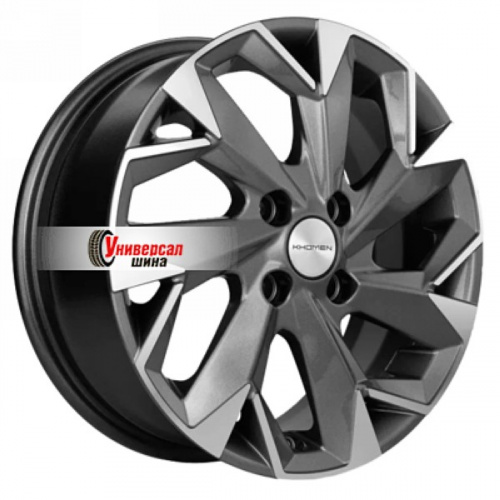 5,5*14 4*100 ET43 67,1 Khomen Wheels KHW1402 Gray-FP - 1