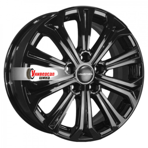 6,5*16 5*108 ET45 60,1 Khomen Wheels KHW1610 Black - 1