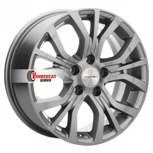 6,5*16 5*114,3 ET38 67,1 Khomen Wheels KHW1608 Gray - 1