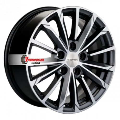 6,5*16 5*114,3 ET50 67,1 Khomen Wheels KHW1611 Gray-FP - 1