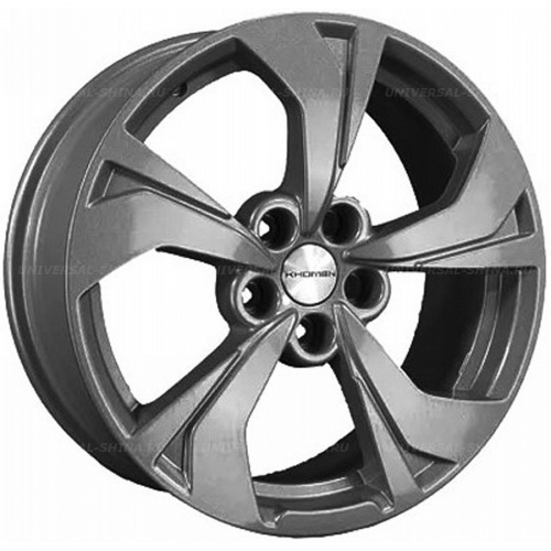 7*17 5*114,3 ET37 66,5 Khomen Wheels KHW1724 Gray - 1