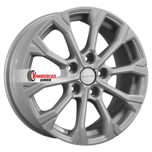 6,5*16 5*112 ET46 57,1 Khomen Wheels KHW1605 F-Silver (Octavia A5/Golf/Jetta) - 1