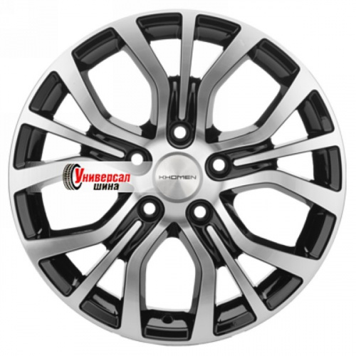6,5*16 5*114,3 ET46 67,1 Khomen Wheels KHW1608 Black-FP - 1