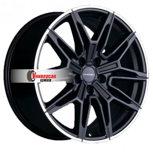 8,5*19 5*120 ET30 72,6 Khomen Wheels KHW1904 Black Matt MR (3/4/5/6 series OLD) - 1