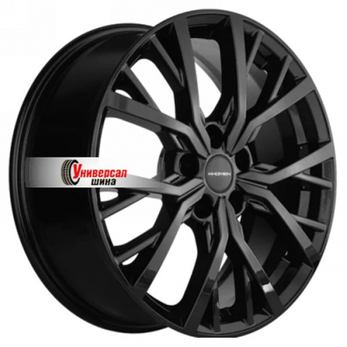 7*18 5*114,3 ET45 66,1 Khomen Wheels KHW1806 Black - 1