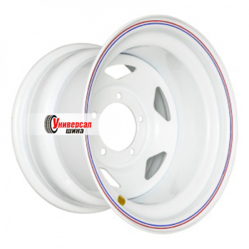 7*15 5*139,7 ET-19 110 Off-Road Wheels УАЗ Белый - 1