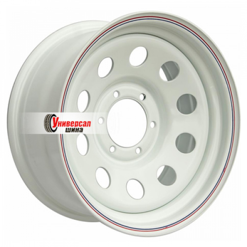 7*16 6*139,7 ET30 110 Off-Road Wheels Тойота Ниссан Белый - 1