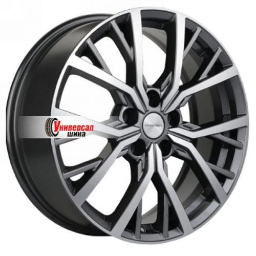 7*18 5*114,3 ET40 66,5 Khomen Wheels KHW1806 Gray-FP - 1