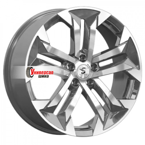 7,5*19 5*108 ET46 63,35 Premium Series КР015 Diamond Gloss Graphite - 1