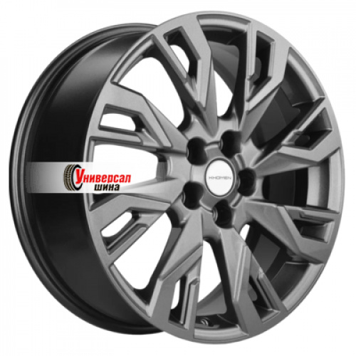 7*18 5*114,3 ET35 60,1 Khomen Wheels KHW1809 Gray (Changan/Geely/Lexus/Suzuki/Toyota) - 1