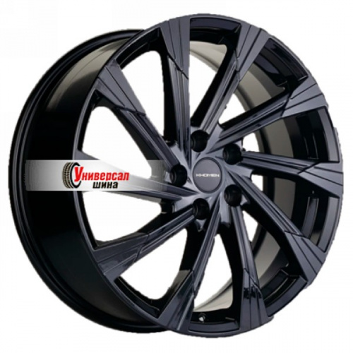 7,5*19 5*108 ET50,5 63,4 Khomen Wheels KHW1901 Black - 1