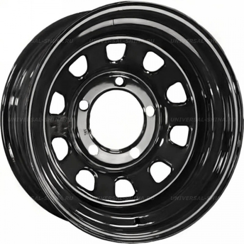 7*17 5*114,3 ET40 66,1 ZEPP Nissan Qashqai/ X-Trail/ Toyota Rav4 Semicircle Gloss Black - 1