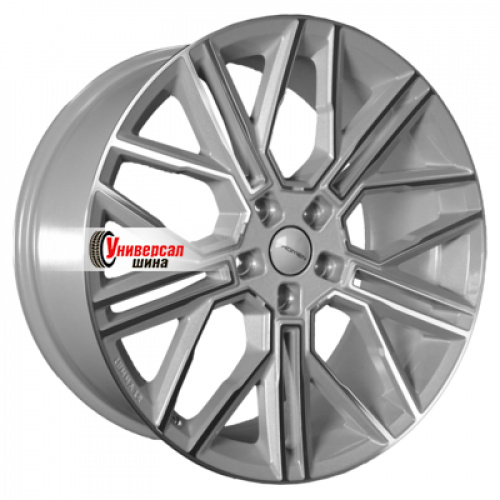 9,5*21 5*120 ET45,5 62,5 Khomen Wheels KHW2101 F-Silver-FP - 1