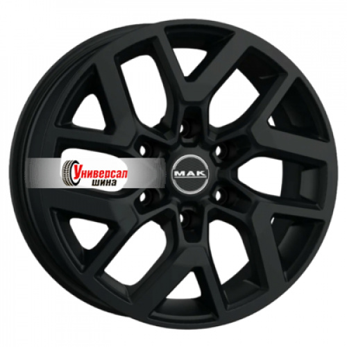 6,5*16 6*130 ET62 84,1 MAK Gravel Matt Black - 1