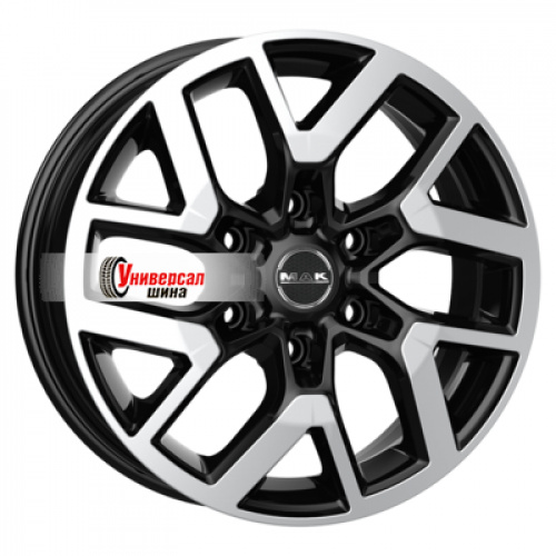 7,5*17 6*139,7 ET38 67,1 MAK Gravel Black Mirror - 1