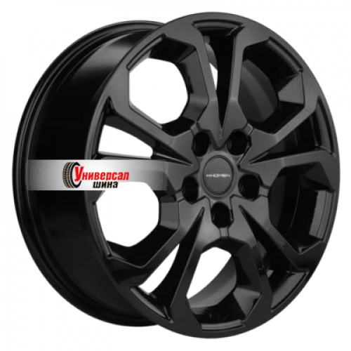 6,5*17 5*108 ET43 65,1 Khomen Wheels KHW1711 Black (DFM AX 7) - 1