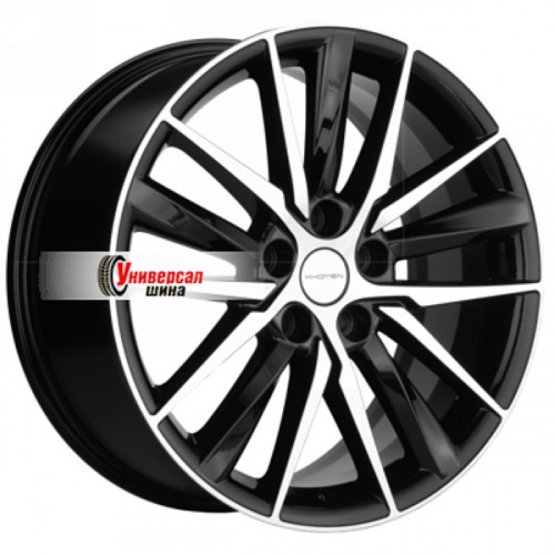 8*18 5*114,3 ET45 60,1 Khomen Wheels KHW1807 Black-FP - 1