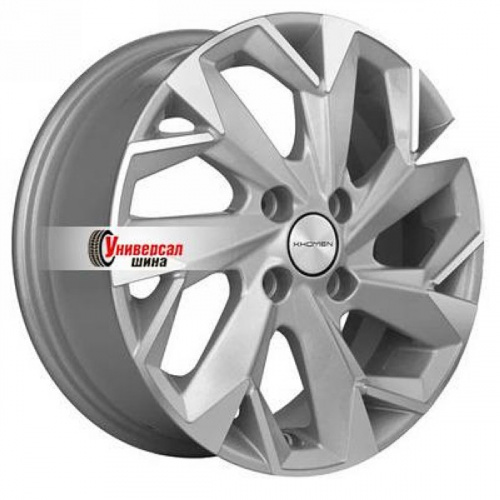 5,5*14 4*100 ET43 67,1 Khomen Wheels KHW1402 F-Silver-FP - 1