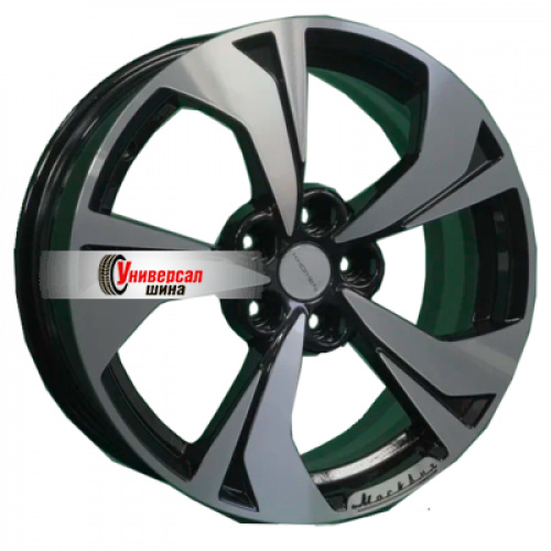 7*17 5*114,3 ET45 67,1 Khomen Wheels KHW1724 Black-FP - 1