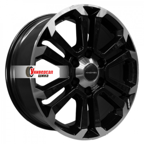 7,5*18 6*139,7 ET25 106,1 Khomen Wheels KHW1817 Black-FP - 1