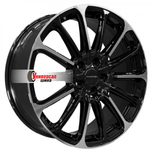 7,5*19 5*108 ET33 60,1 Khomen Wheels KHW1910 Black-FP - 1