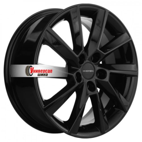 6*16 5*100 ET45 54,1 Khomen Wheels KHW1604 Black - 1