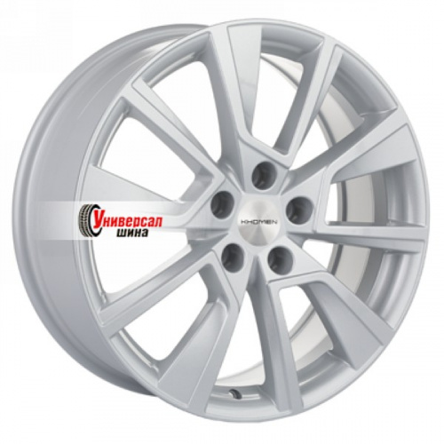7*18 5*114,3 ET50 54,1 Khomen Wheels KHW1802 F-Silver (Coolray) - 1