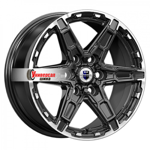 8*18 6*139,7 ET35 67,1 КиК Дистрикт (КС1159) Черный бриллиант - 1