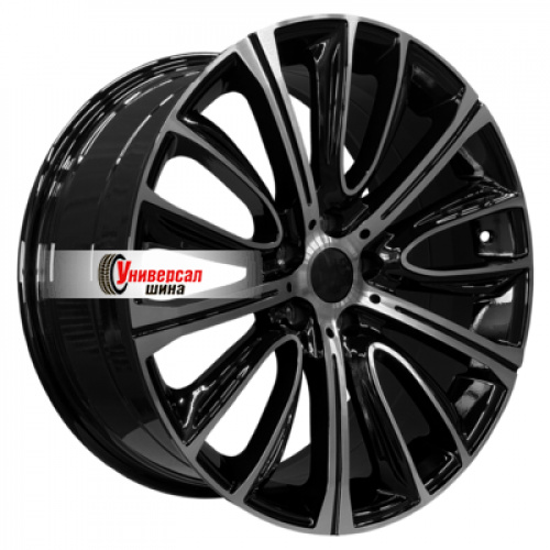 8,5*18 5*112 ET30 66,6 PDW 5241 Gloss Black Machine Face - 1