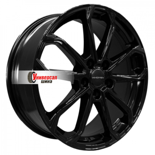 7*18 5*108 ET47 60,1 Khomen Wheels KHW1816 Black - 1
