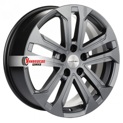 7*18 5*110 ET50 63,3 Khomen Wheels KHW1803 Gray - 1