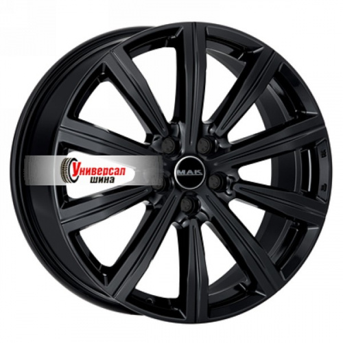 9,5*22 5*120 ET35 64,1 MAK Birmingham Gloss Black - 1